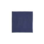 Set de table carré en toile recyclée 30 x 30 cm et 180 g/m2 couleur bleu marine deuxième vue