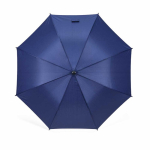 Parapluie en pongé à ouverture automatique et 8 panneaux ø106 couleur bleu marine vue frontale