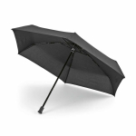 Parapluie pliable manuel en pongé de plastique recyclé ø95 couleur noir deuxième vue