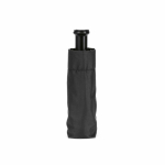 Parapluie pliable manuel en pongé de plastique recyclé ø95 couleur noir troisième vue