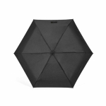 Parapluie pliable manuel en pongé de plastique recyclé ø95 couleur noir cinquière vue