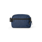 Sac banane imperméable en nylon recyclé avec poche arrière 1,5L couleur bleu marine vue arrière