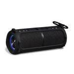 Enceinte magnétique amovible Bluetooth avec lumières, étanche 20 W couleur noir