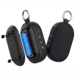 Enceinte Bluetooth avec batterie amovible résistante à l'eau IPX5 6 W couleur noir