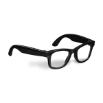 Lunettes IA avec photo, traduction et audio Bluetooth couleur noir