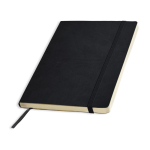 Carnet souple A5 en similicuir à élastique et pages unies vue 11