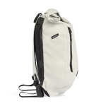Sac à dos réfléchissant recyclé à fermeture à enroulement 15,6'' couleur blanc