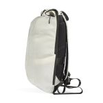 Sac à dos réfléchissant recyclé à fermeture à enroulement 15,6'' couleur blanc