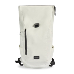 Sac à dos réfléchissant recyclé à fermeture à enroulement 15,6'' couleur blanc