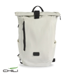 Sac à dos réfléchissant recyclé à fermeture à enroulement 15,6''