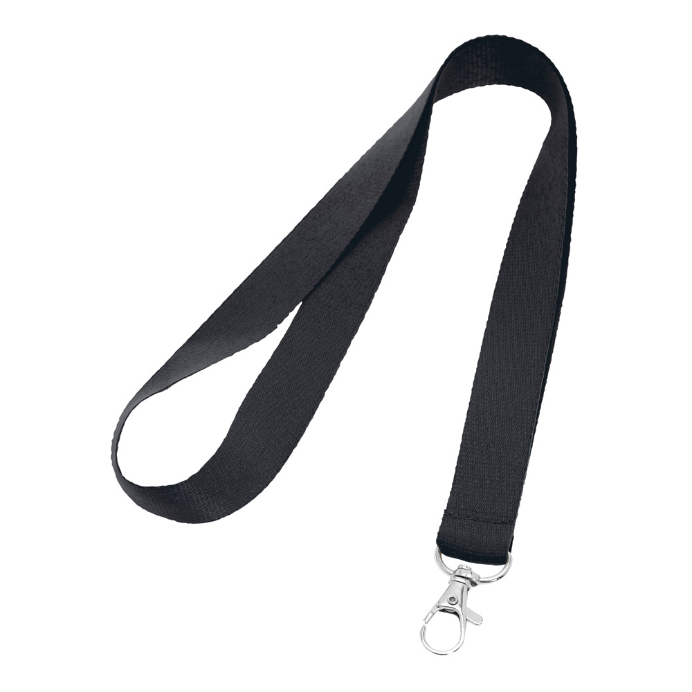 Tour de cou personnalisé pas cher de 2 cm avec mousqueton BasicStyle