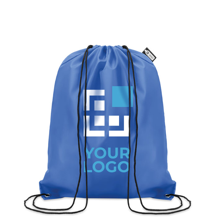 Sac à dos à cordon publicitaire en plastique recyclé Urban Recycled