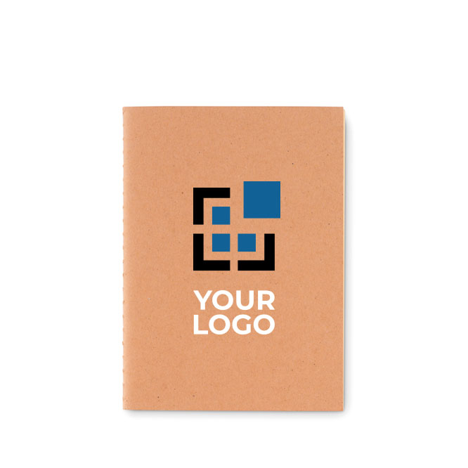 Blocs-notes recyclés en carton A6 avec feuilles lisses Eco Stiched