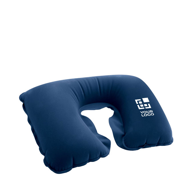 Oreiller de voyage gonflable personnalisé avec logo Basic Style