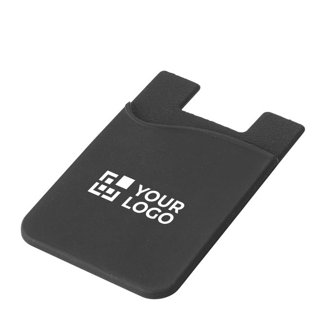 Porte-cartes personnalisé en silicone avec ruban adhésif SilconCase