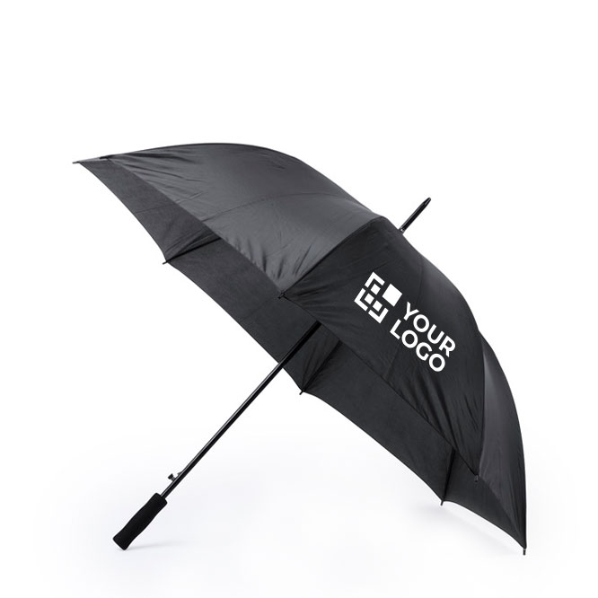 Parapluies personnalisés grande taille en polyester pongé Ø130 Monsoon