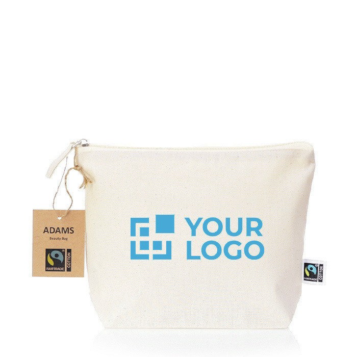 Trousse de toilette en coton équitable 180 g/m2 Thin FairTrade