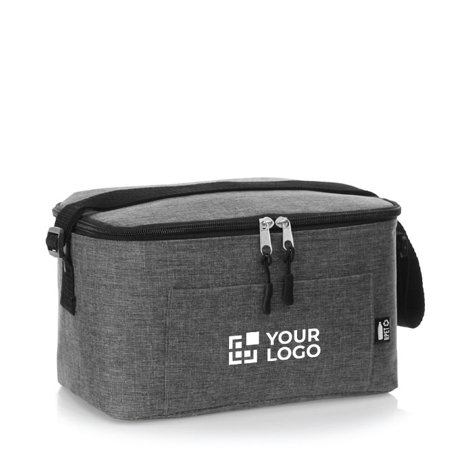 Sac isotherme en RPET moucheté avec capacité pour 6 canettes