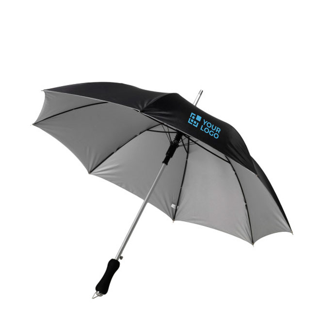 Parapluie imprimé moderne avec intérieur argenté Ø102 Monsoon Plus