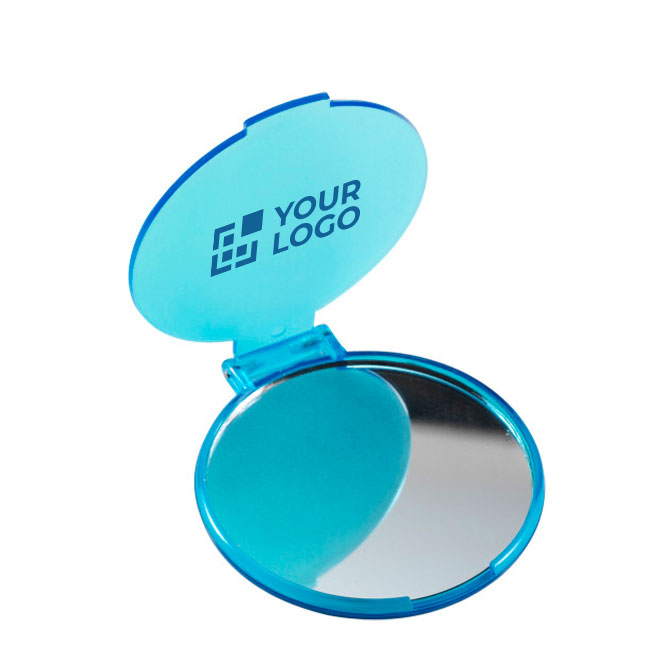 Miroir de poche publicitaire pas cher en plastique BasicStyle