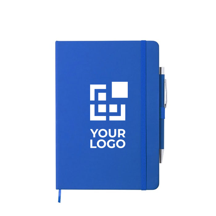 Carnet avec stylo et couverture en similicuir A5 pages lignées Hemming