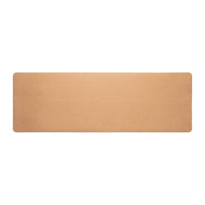 Tapis de fitness en liège personnalisé avec votre logo Yoga Cork