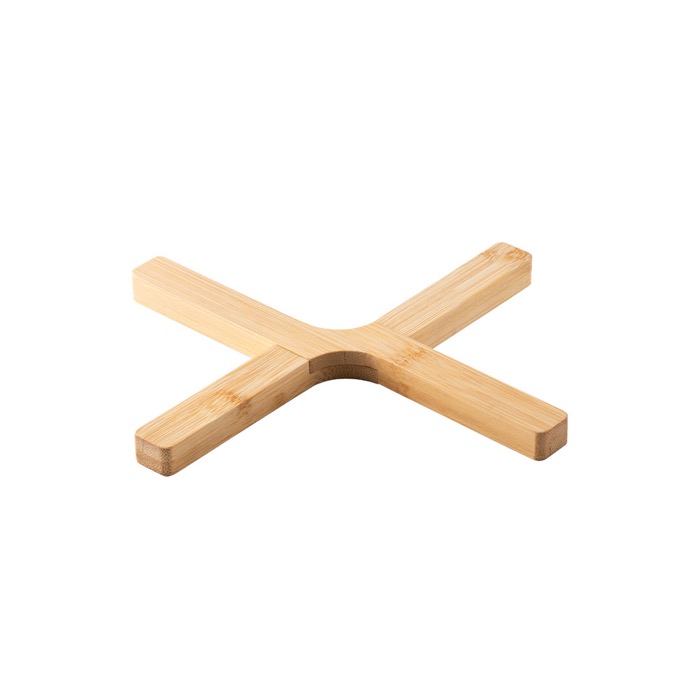 Dessous de plat pliant en forme de croix en bambou Bamboo