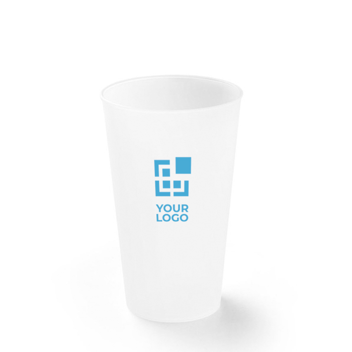 Ecocup personnalisable sans BPA pour entreprise de 500ml Festive