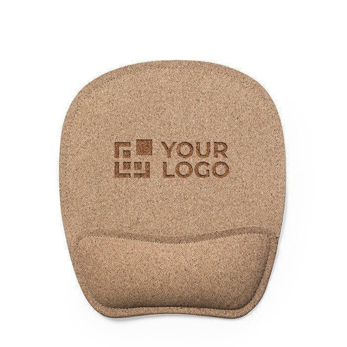Tapis de souris ergonomique en liège avec base antidérapante