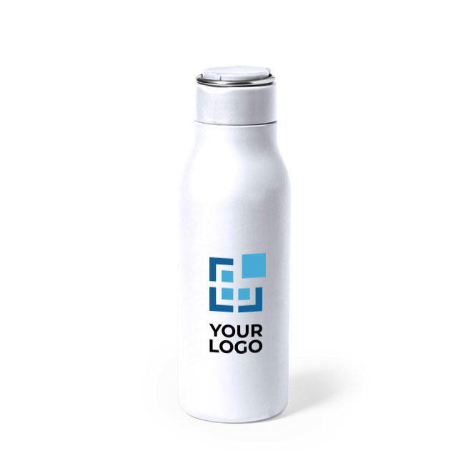 Gourde isotherme en inox avec poignée sur le couvercle 600ml Fancy