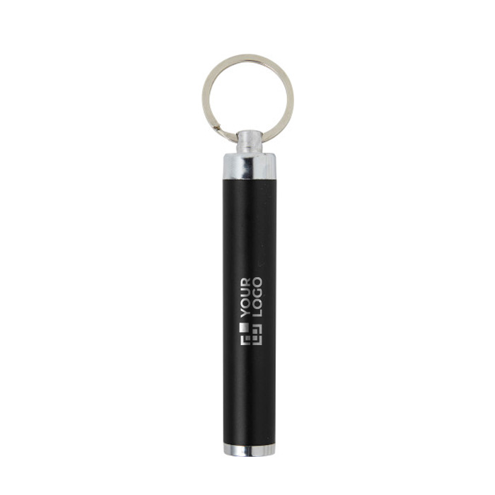 Porte-clés lampe torche cylindrique et coloré avec logo Logolight