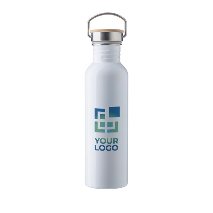 Gourde inox à paroi unique avec couvercle et poignée 700ml Clip Neck