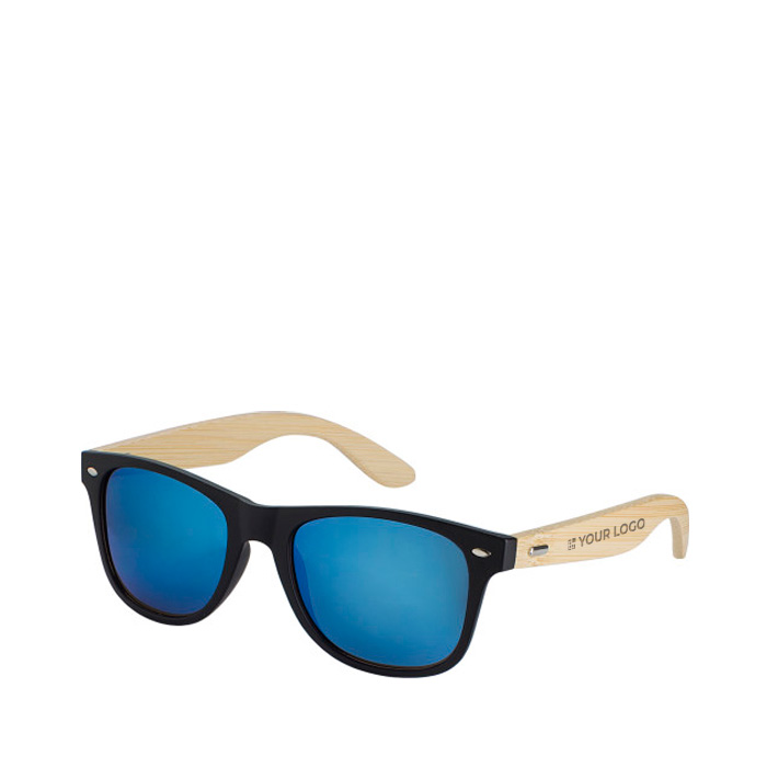 Lunettes de soleil sérigraphiées avec branches en bambou BeachWood