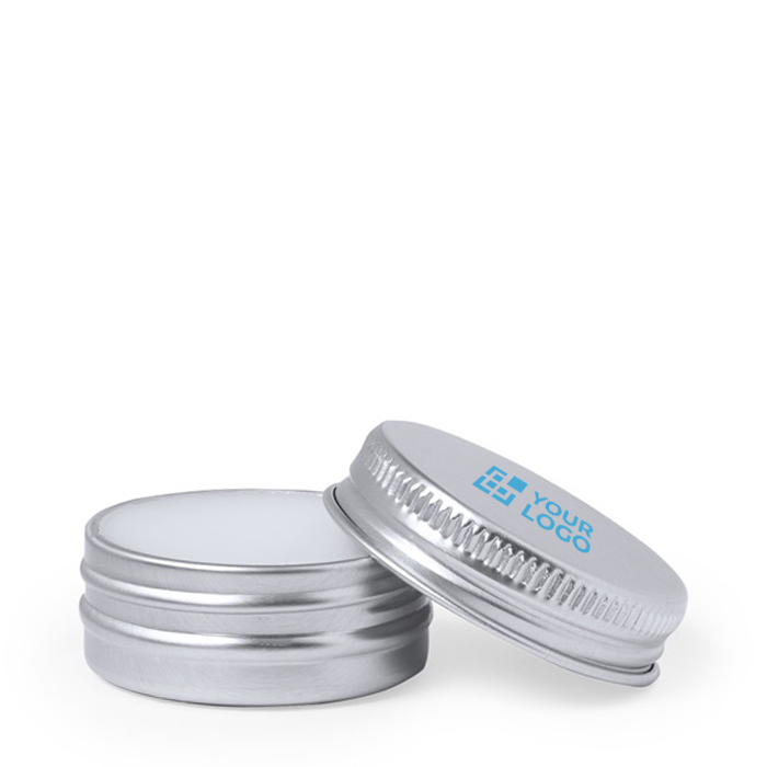 Baume à lèvres végétalien à la vanille avec boîte métal SPF 10 Balm