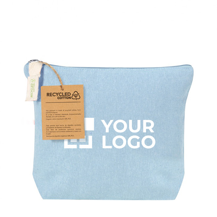 Trousse de toilette publicitaire en coton recyclé 140 g/m² Tetiaroa