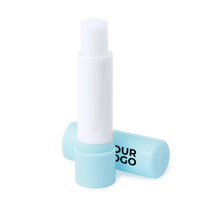 Baume à lèvres végétalien arôme vanille SPF10 dans un étui ABS recyclé