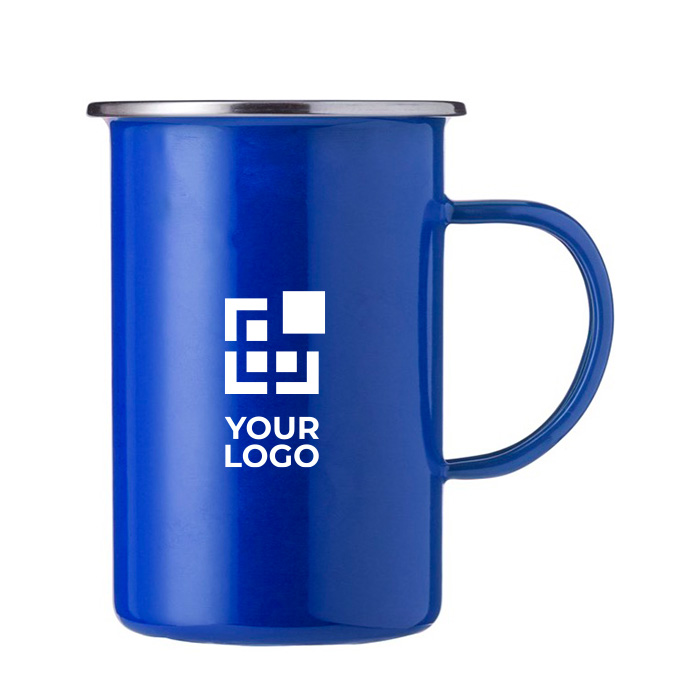 Mug métal émaillé au design vintage et 550ml Big Metal