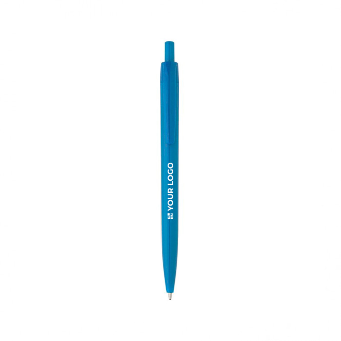 Stylo colorés avec finition brillante Encre Bleue monocolore