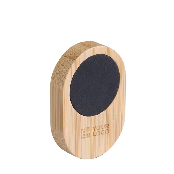 Support magnétique pour portable pour la voiture en bambou Carpool