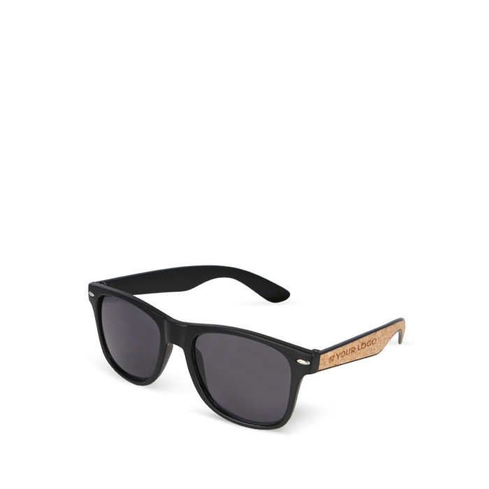 Lunettes de soleil recyclées avec logo et protection UV400 SunCork
