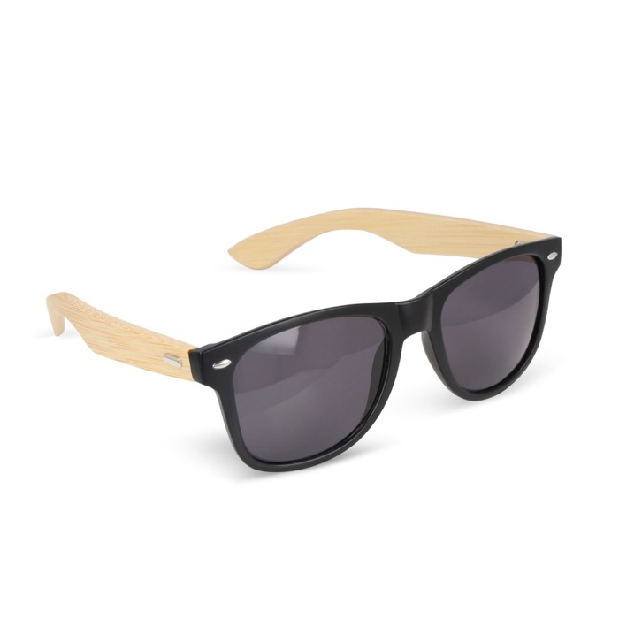 Lunettes de soleil en bambou et plastique recyclé à protection UV400