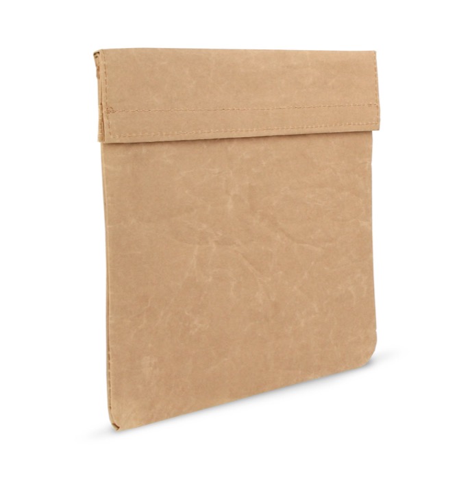 Sac à gouter thermique en papier recyclé avec fermeture velcro Snacks