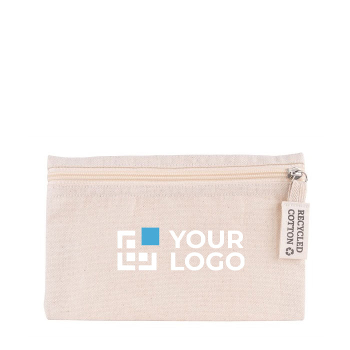 Trousse de toilette en coton recyclé 220g/m² Cotton Recycled