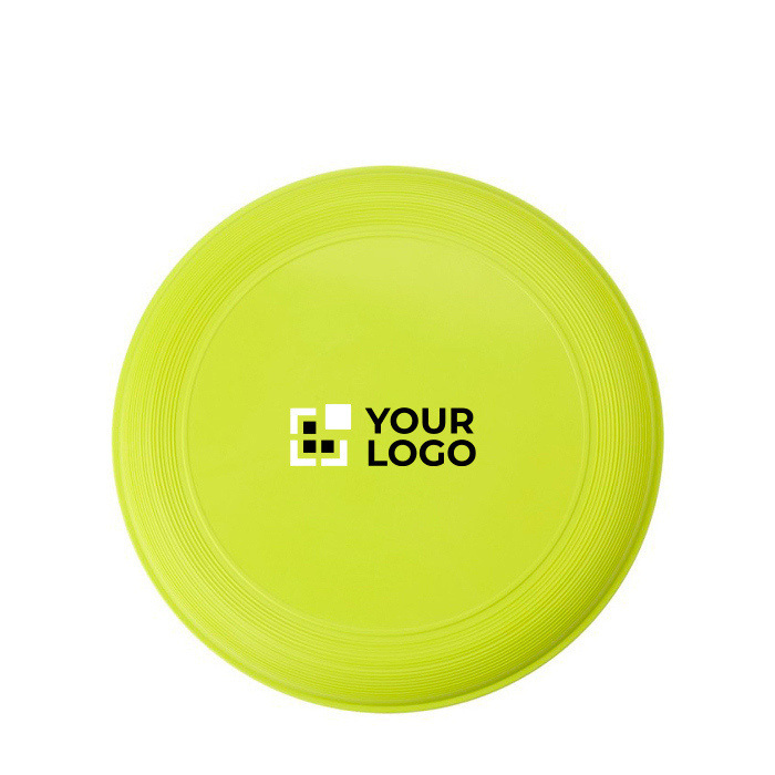 Frisbee personnalisé avec logo sérigraphié pour événement Santa Mónica