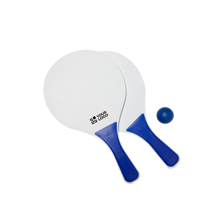 Set publicitaire de raquettes avec balle Set Tennis Plage Strand