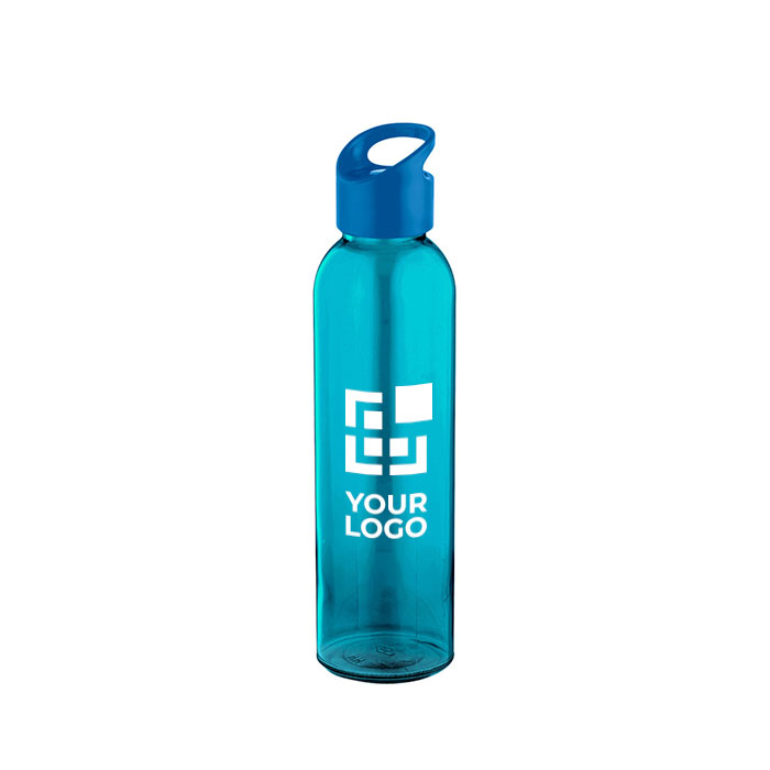 Gourde en verre personnalisable colorée 500ml avec zone d'impression