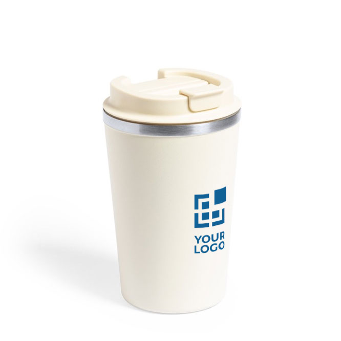 Mug isotherme inox personnalisable anti-fuite 350ml vue principale