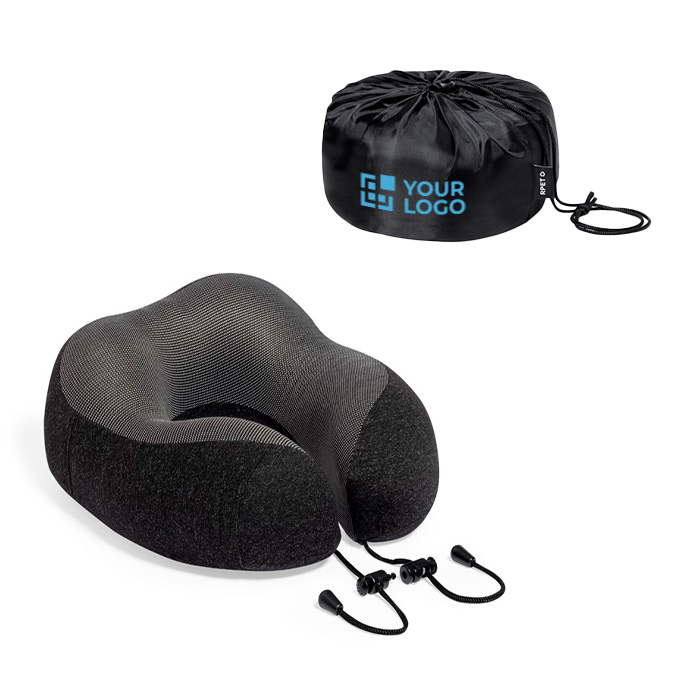 Coussin de voyage avec pochette ajustable vue principale