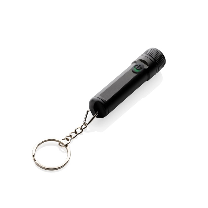 Lot De 3 Lampes Torche Porte-Clés LED Rechargeables - Étanche, USB-C, 8h Autonomie | Pour Randonnée, Camping, Urgence