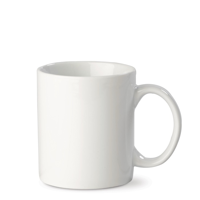 Tasse blanche en céramique spéciale pour sublimation 300ml vue principale
